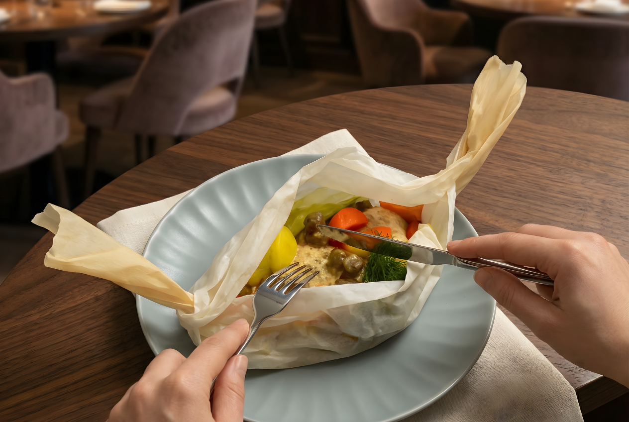 BARRAMUNDI AL CARTOCCIO (SERVE 2)