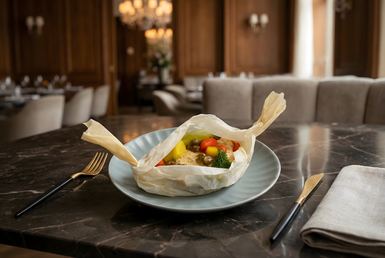 BARRAMUNDI AL CARTOCCIO (SERVE 2)