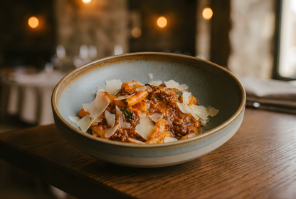 SIGNATURE MACCHERONI WITH BEEF CHEEK RAGOUT (SERVE 2)