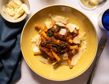 Signature Maccheroni, Beef cheek ragout SERVE 2)
